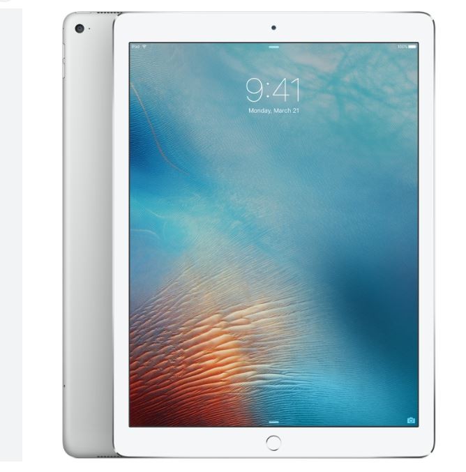 Apple iPad Pro 1. Gen 128GB Wi-Fi + 4G (12,9") A1652 Silver, Gut