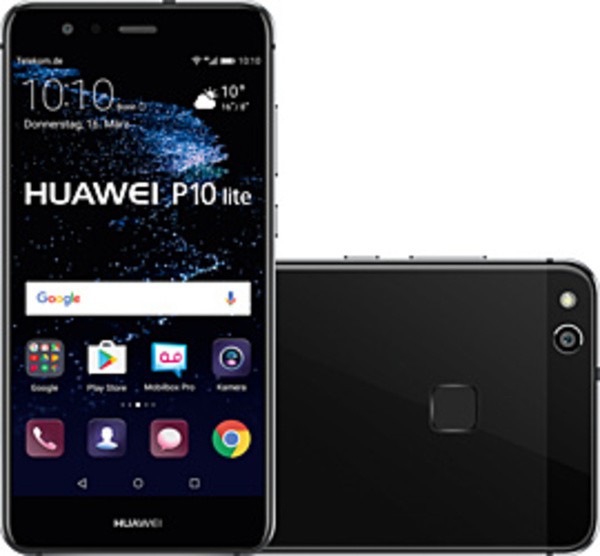 Huawei P10 Lite 32GB Schwarz, ohne Simlock, Dual Sim, Gebraucht!